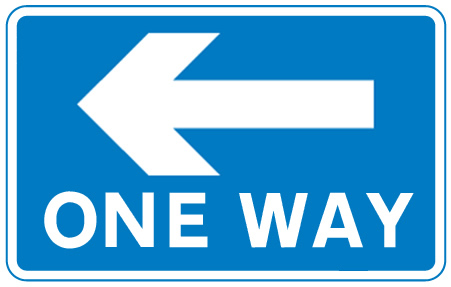 UK "One Way"Road Sign - The Global ARCHICAD Community
 One Way Street Signs