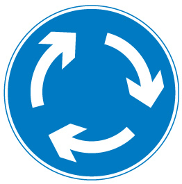 sign_mini roundabout